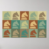 Chess Pop Art Poster (Voorkant)