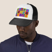 Chess Pop Art Trucker Pet (In situ)