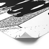 Chess-poster met het zwarte nachtstuk poster (Hoek)