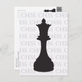 Chess Queen Classic Piece Modern Briefkaart (Voorkant / Achterkant)