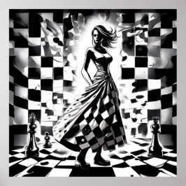Chess Queen Poster