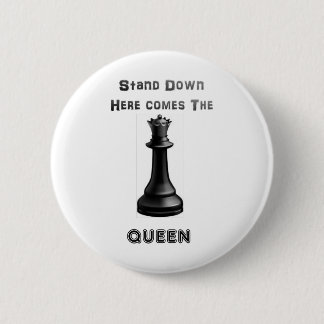 Chess Queen Ronde Button 5,7 Cm