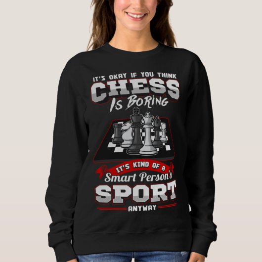 Chess  Quotes Humour Sayings Grip Trui (Voorkant)