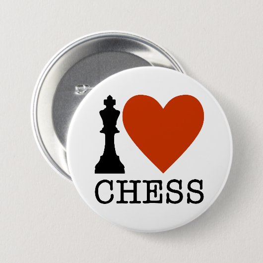 Chess Ronde Button 7,6 Cm (Voorkant /achterkant)