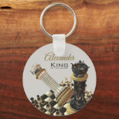Chess Set King of the Board Sleutelhanger (Voorkant)