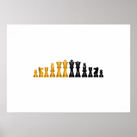 Chess Set Poster (Voorkant)