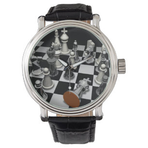Chess Sleutelhanger Horloge