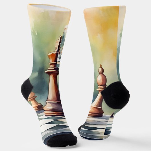 Chess Sokken (Gebogen)