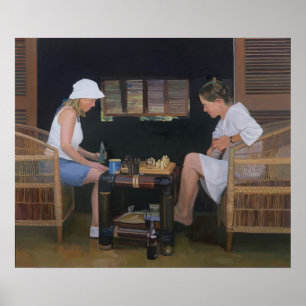 Chess spelen op Goldeneye Poster