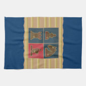 Chess Squares Theedoek (Horizontaal)