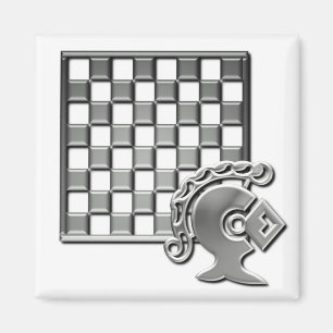 Chess Strategy Square Magnet Magneet