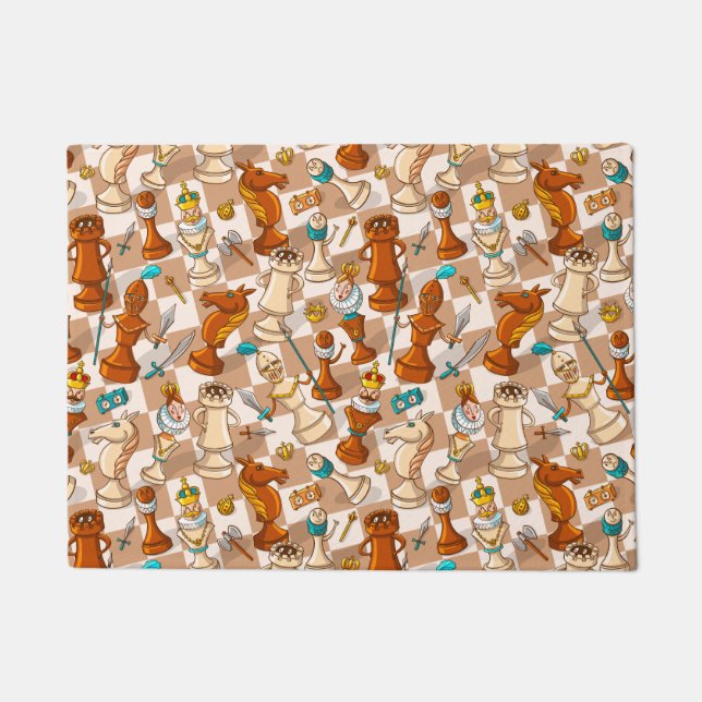 Chess-strijd Deurmat (Voorkant)