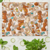 Chess-strijd Theedoek (Gevouwen)