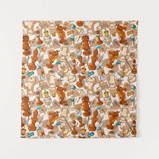 Chess-strijd Wandkleed (Voorkant)