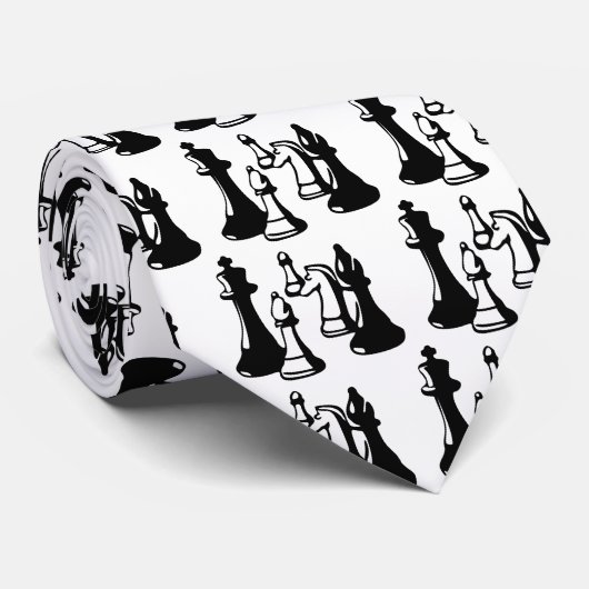 Chess Stropdas (Opgerold)