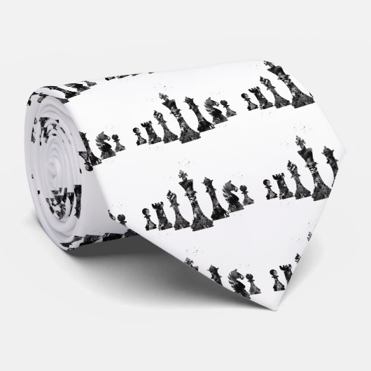 Chess Stropdas (Opgerold)