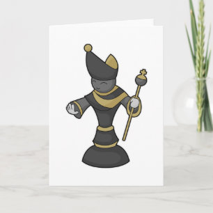 Chess-stuk bisschop Chess Kaart