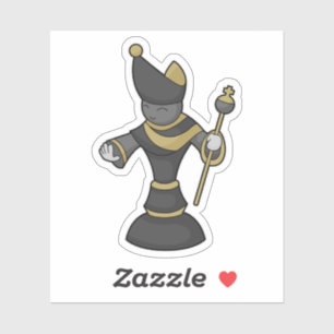 Chess-stuk bisschop Chess Sticker