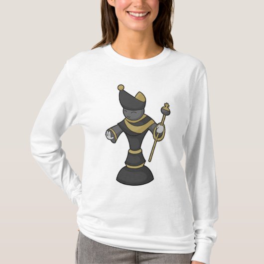 Chess-stuk bisschop Chess T-shirt (Voorkant)