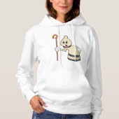 Chess-stuk bisschop op Chess Hoodie (Voorkant)