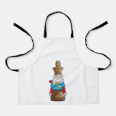 Chess-stuk King Chess Schort (Voorkant)