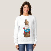 Chess-stuk King Chess Trui (Voorkant volledig)