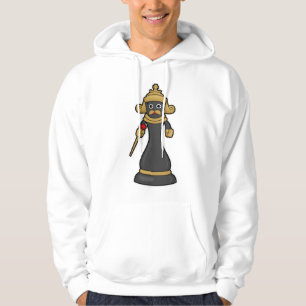 Chess-stuk King op Chess met Personeel Hoodie