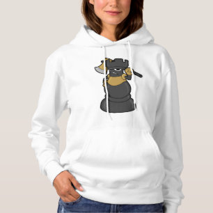 Chess-stuk Rook bij Chess met Ax Hoodie