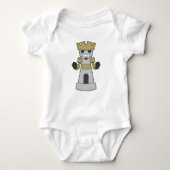 Chess-stuk Rook Chess Romper (Voorkant)