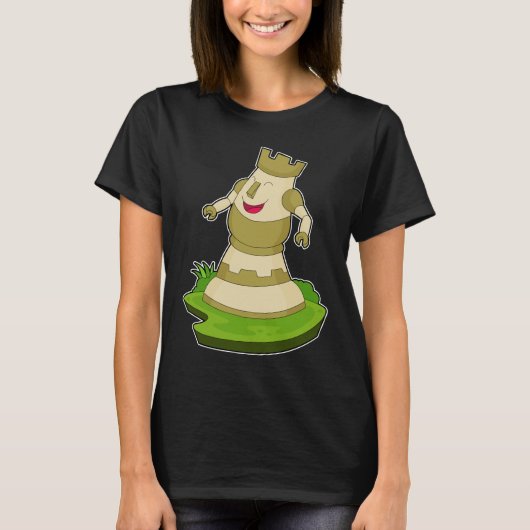 Chess-stuk Rook Chess T-shirt (Voorkant)