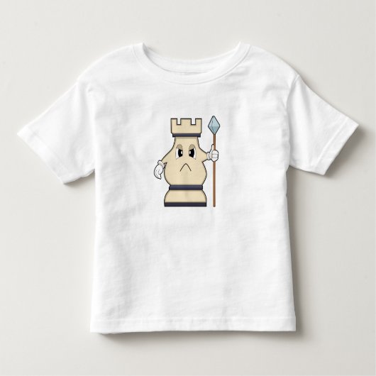 Chess-stuk Rook op Chess.PNG Kinder Shirts (Voorkant)