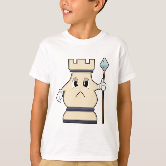 Chess-stuk Rook op Chess.PNG T-shirt (Voorkant)