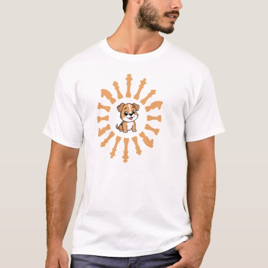Chess T-shirt for dogs (Devant)