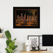 Chess Table Poster (Thuiskantoor)