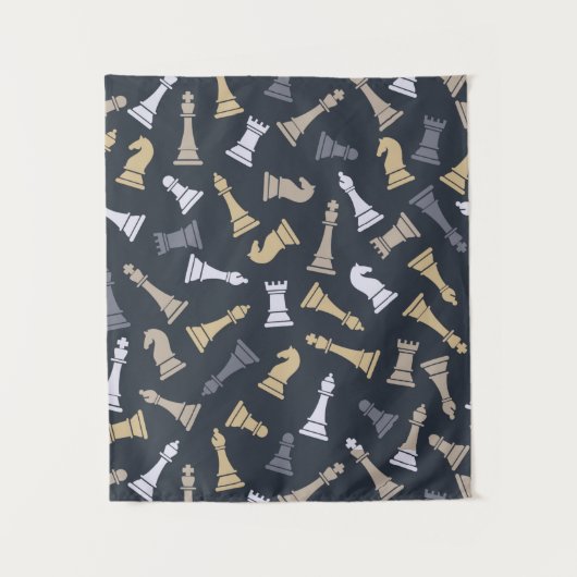 Chess Tapestry Wandkleed (Voorkant)