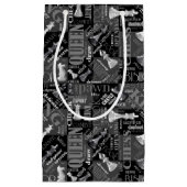 Chess Terms and Piecets Black and White ID784 Klein Cadeauzakje (Voorkant)