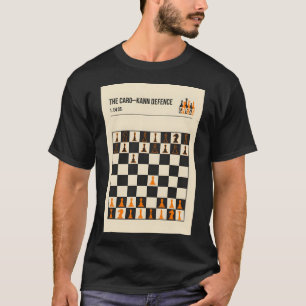 Chess the Caro Kann Defence Minimalistical Book Co T-shirt