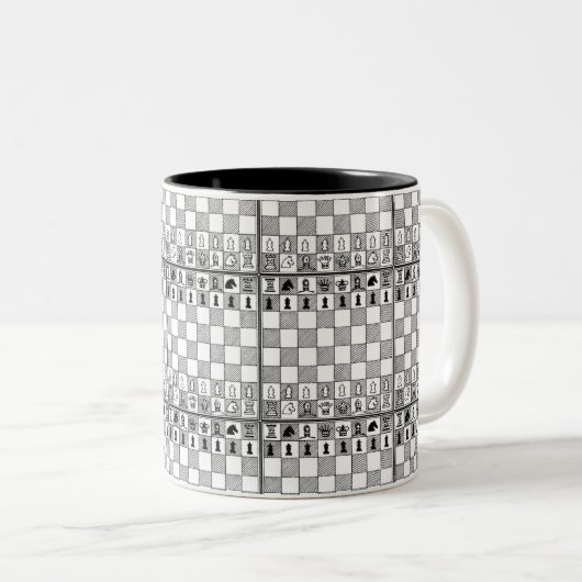 Chess Theme Mok (Voorkant rechts)