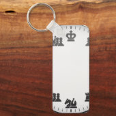 Chess Themed Wall Clock Sleutelhanger (Voorkant)