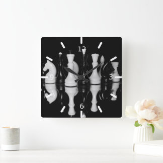 Chess Vierkante Klok