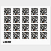Chess Vierkante Sticker (Vel)