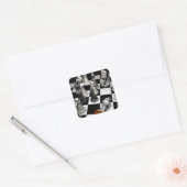 Chess Vierkante Sticker (Envelop)