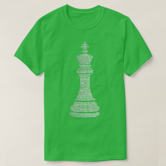 Chess Words T-shirt (Design voorkant)
