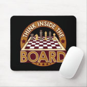 ChessBoard Citate Chess Player Thinking Game Board Muismat (Met muis)