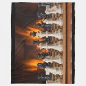 Chessboard Fireside Fleece Blanket (Voorkant)