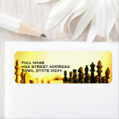 Chessboard Mailing Label (Insitu)