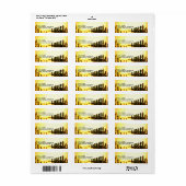 Chessboard Mailing Label (Full Sheet)