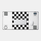 Chessboard Motif de bureau Mat - Strategic Style & (Clavier et souris)