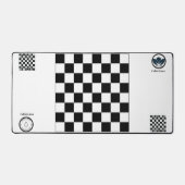 Chessboard Motif de bureau Mat - Strategic Style & (Recto)
