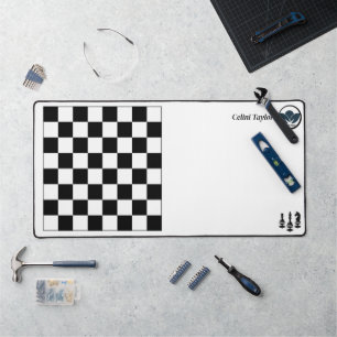 Chessboard Motif de bureau Mat - Strategic Style &
